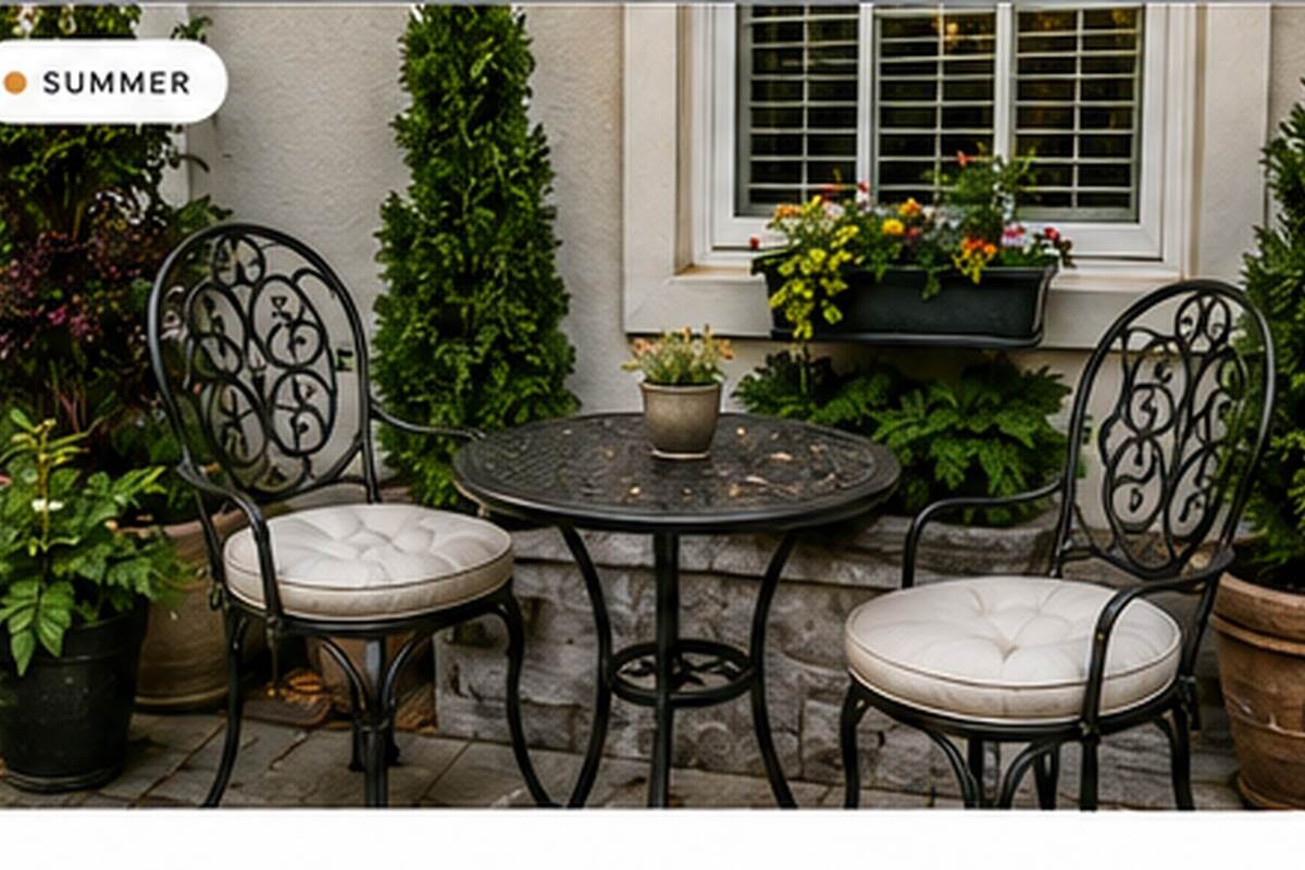 How to Combine a Tabletop Garden With a Small Patio Without Losing Seating