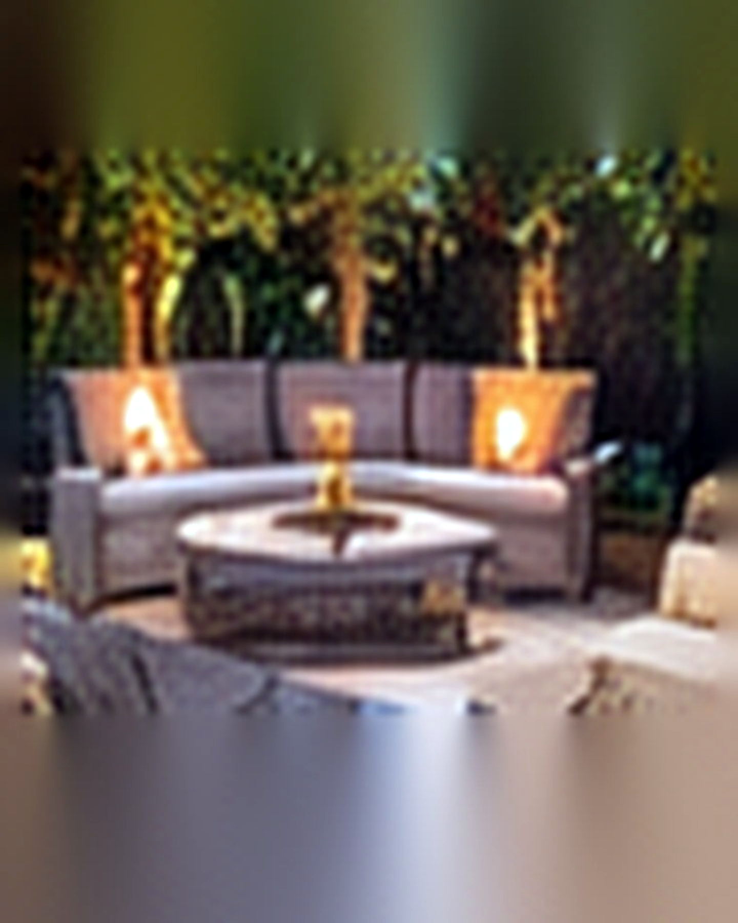 Fire Pit Area after its home and garden update