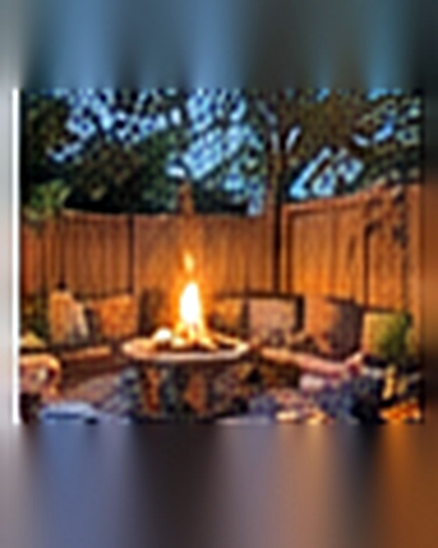 After transformation: Bare Backyard to Inviting Fire Pit Area: Build a Safer Gathering Zone
