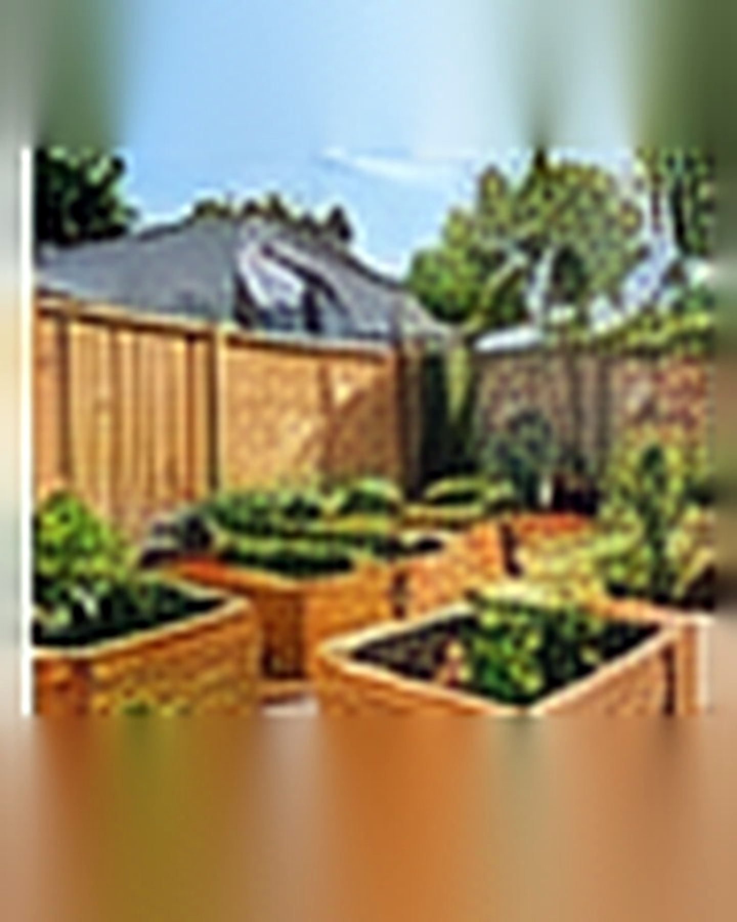 After transformation: Bare Soil to Raised Garden Beds: Build a Productive Growing Layout