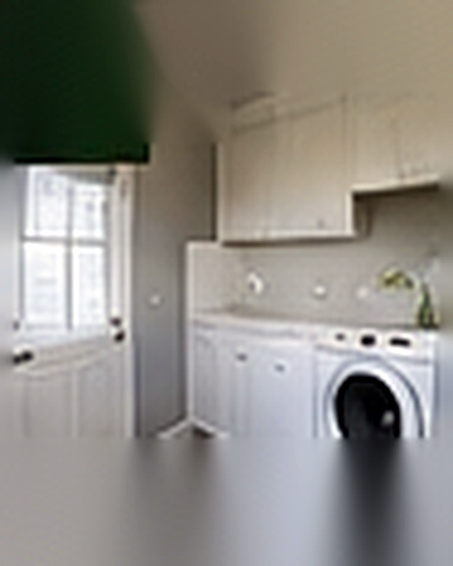 Before transformation: Basic Laundry Room to Stylish Functional Space: Upgrade the Everyday Chore