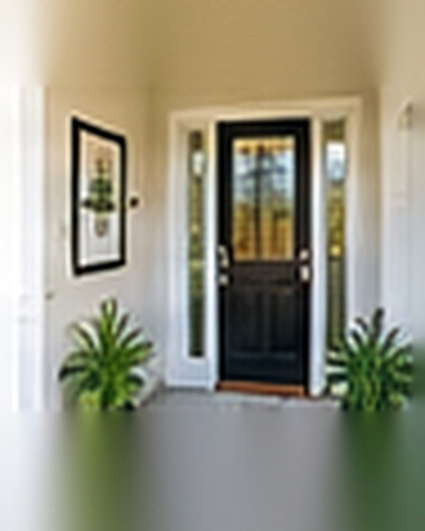 After transformation: Builder-Grade Entry to Stylish Welcome: Make the First Impression Work Harder