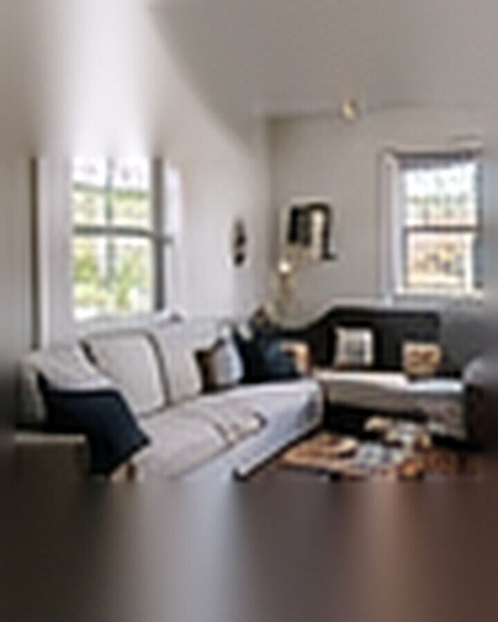 Before transformation: Dark Living Room to Light and Airy: A Cozy Modern Transformation