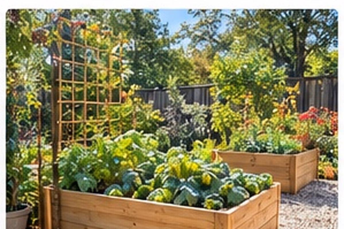 How to Build a Fall Cutting Garden for Indoor Arrangements — detail view