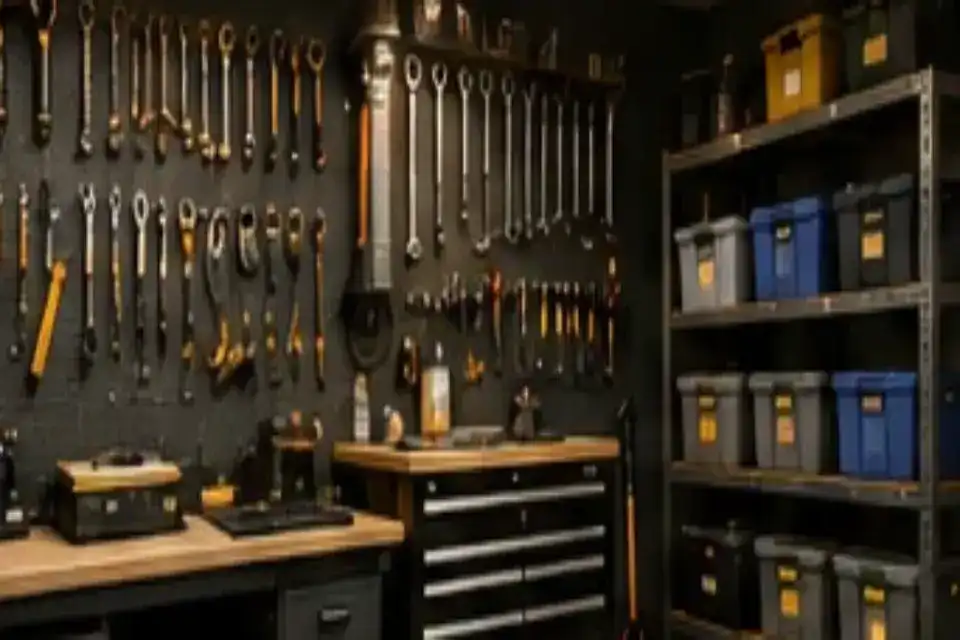 Garage Door Refresh With Paint, Hardware, and Lighting