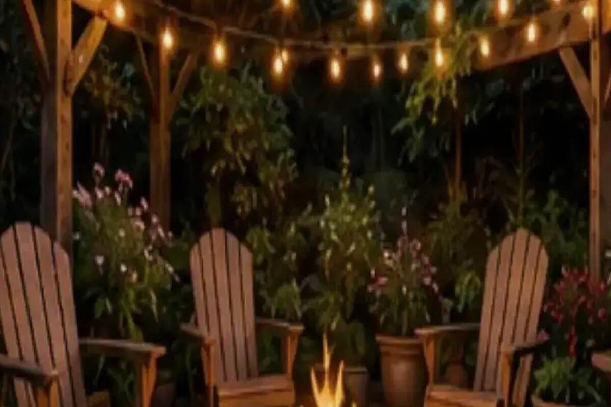 How to Arrange a Backyard Conversation Area Around a Fire Pit