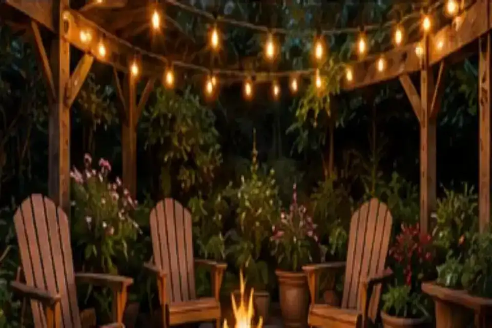 How to Arrange a Backyard Conversation Area Around a Fire Pit