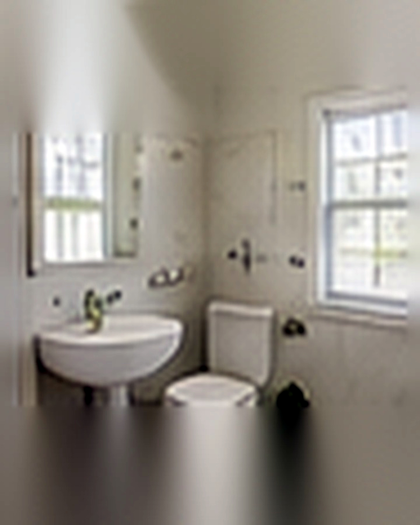 Before transformation: Old Bathroom to Spa-Like Retreat Without Moving the Plumbing