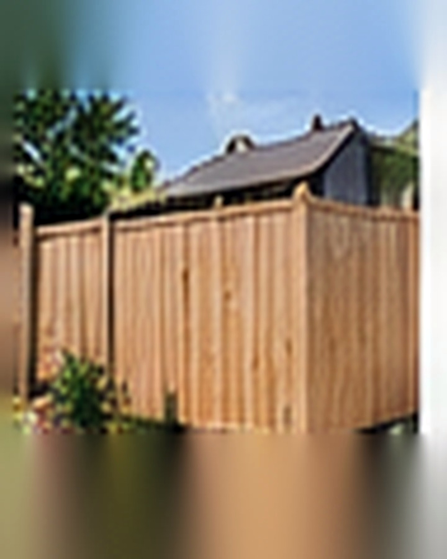 After transformation: Old Fence to Modern Privacy Fence: A Layered Upgrade for the Backyard