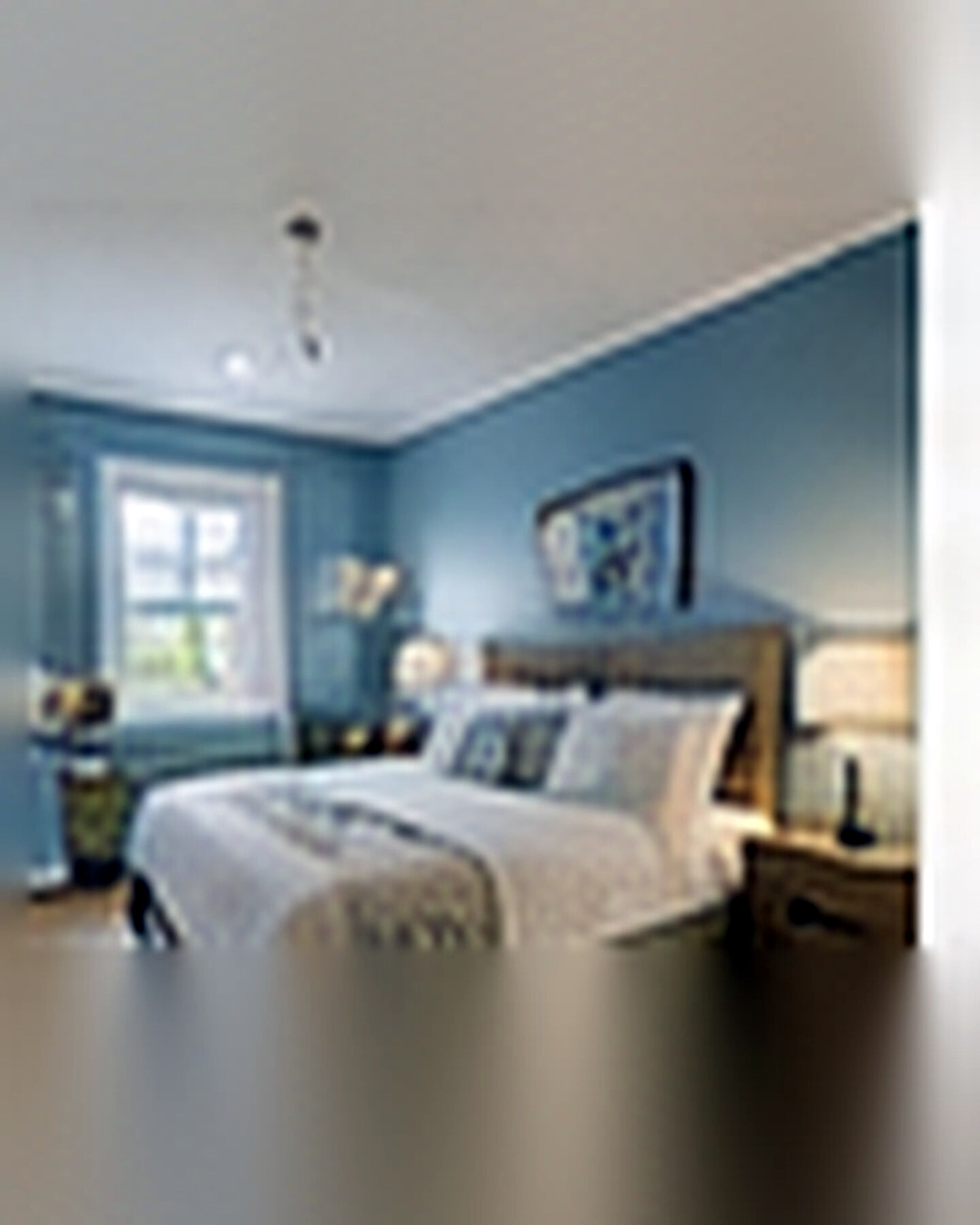 After transformation: Outdated Bedroom to Calm Modern Retreat: A Better Sleep-Focused Reset