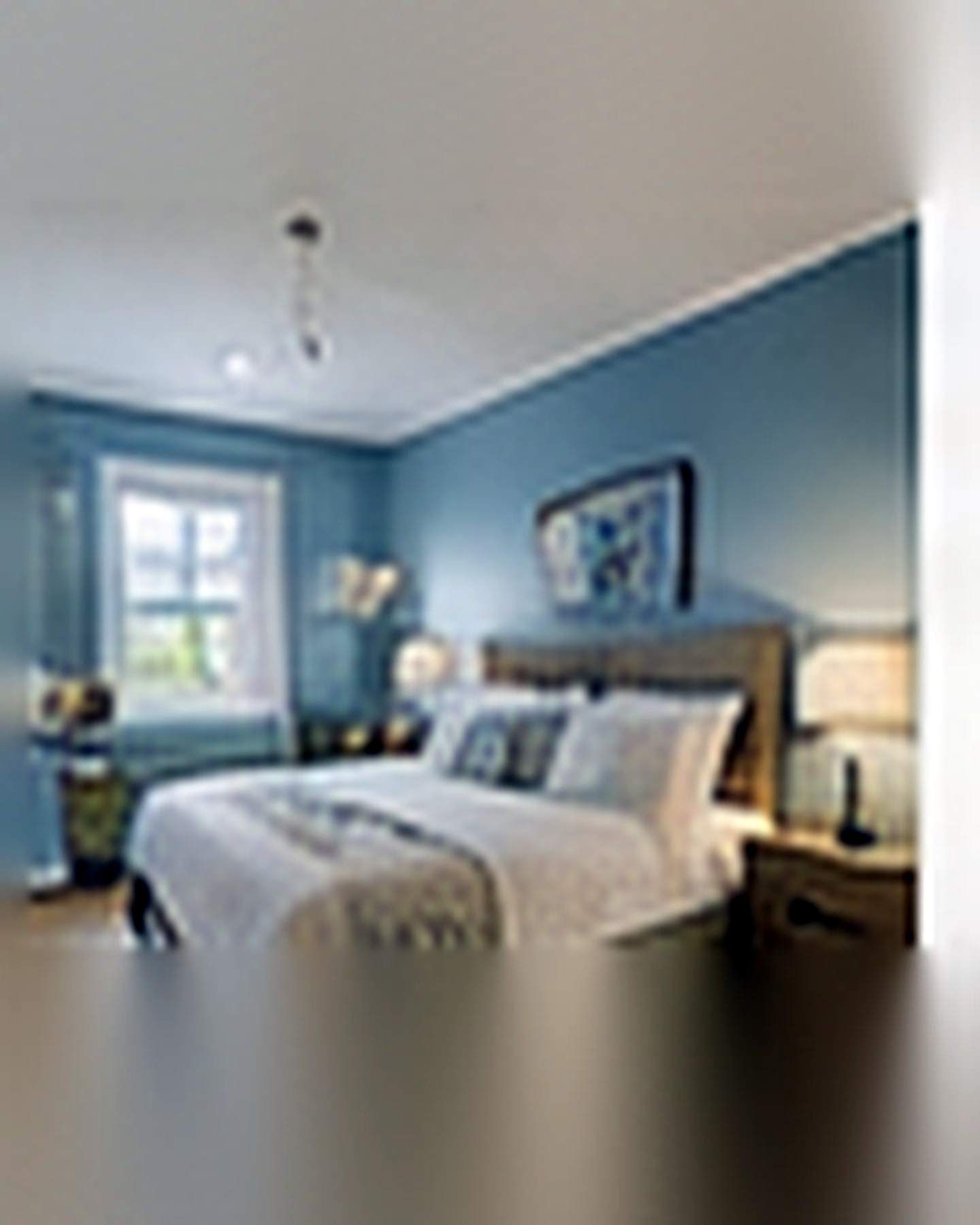 After transformation: Outdated Bedroom to Calm Modern Retreat: A Better Sleep-Focused Reset