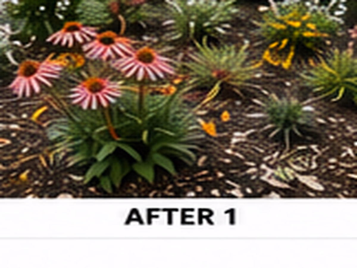 A layered pollinator garden with native flowers and long-season color