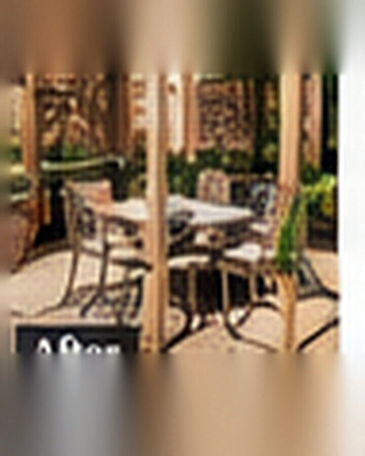 Outdoor Dining Space after its home and garden update